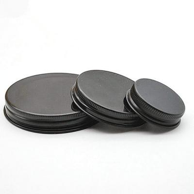 China Non Spill Stock Cap For 58-400 Gold And Silver Aluminum Metal Glass Jar 70-400 Lids With PE Liner for sale