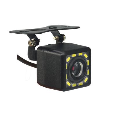 China 1280(H)*720(V) Waterproof CMOS Dynamic Image 12 LED Mini Car Camera With Screw Trajectory For Audi A4 B8 Cameras Car Parking Camera for sale