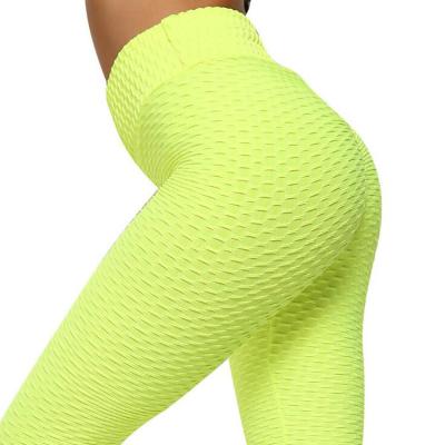 China Custom Made Lady Yoga Pants Wear Elastic Logo Hips Gym Gaiters Running Outdoors Sports Women Tights Wholesale Fitness Breathable Sportswear for sale