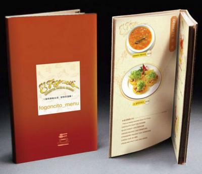 China paper & Cardboard Customized High Quality Colorful Book Restaurant Hotel Menu Printing Food Catalog Design Magazine Printing for sale