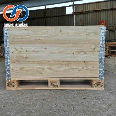 China Manufacturer High Quality Pallet Collar Hinge   Hengsheng Steel Strip Crates Industrial Packaging for sale