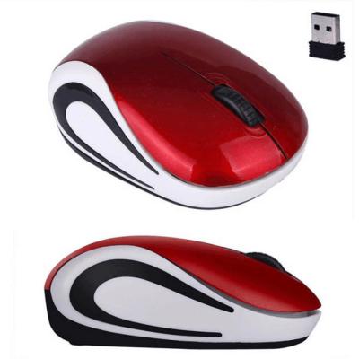 China Wireless Mouse 3D Mini Computer Mouse Ultra-Thin Commercial Model Color Flower Scroll Super Mouse for sale