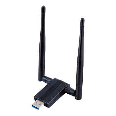 China 1200M Computer USB3.0 Version 5.8G WIFI Network Card Laptop Wireless Dual Band Dual Band Receiver for sale