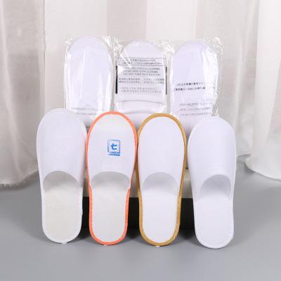 China Hotel room non-slip disposable slippers slippers wholesale logo customization for sale