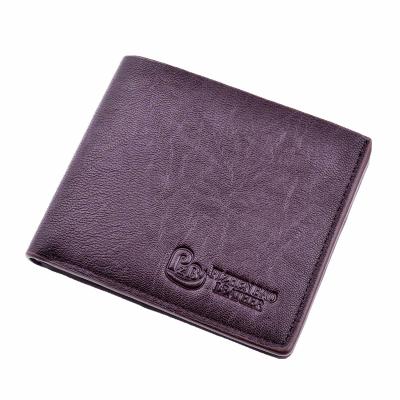 China Men's wallet men's wallet soft wallet other new fashion youth men's large capacity simple horizontal thin pattern short lychee for sale