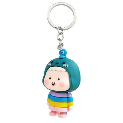 China Cute Cartoon PVC Dolls Three-Dimensional Pendants Small Gifts Small Gifts Dinosaurs Gifts Premiums Keychains for sale