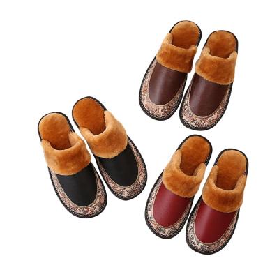 China Fashion Trend EVA Soles Home Slippers High Quality Thick Indoor Designers Unisex Winter Slippers for sale