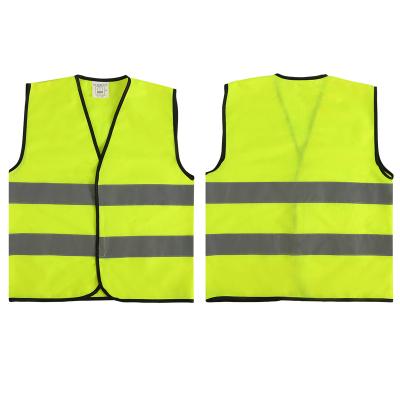 China Water Proof Factory Supply Airport Railroad Vis Luminous Yellow Traffic Road Hi Vis Yellow High Visibility Safety Reflective Vest for sale