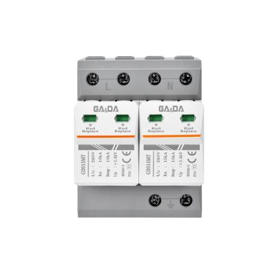 China Surge Protection Device SPD AC 2P 280V Solar Surge Arrester G2015MT-280-2P for sale