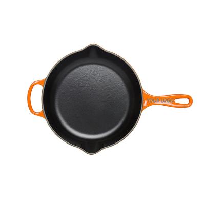 China Minimalist Household Cookware Less Smoke Ring Pan With Lid Silicone Glass Handle for sale