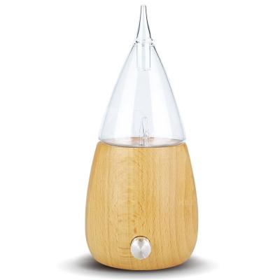 China Wholesale Car Aroma Wooden Waterless Diffuser Natural Electric Oil Nebulizer Diffuser for sale