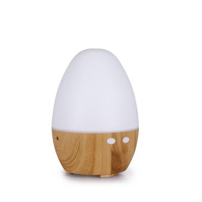 China 130ML Ultrasonic Wooden Car Aroma Oil Diffuser Grain Air Humidifier Essential Oil Aromatherapy Machine for sale