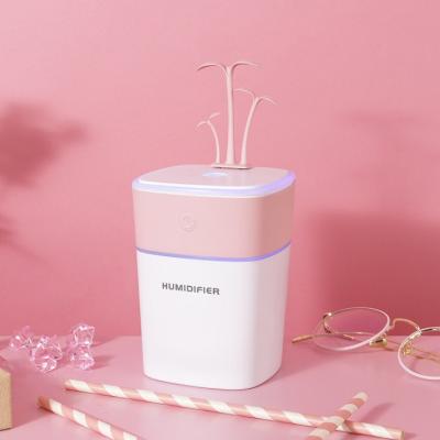 China Mini Car Air Humidifier Diffuser, Portable Mini USB Desktop Air Ultrasonic Humidifier, Mini Room Humidifier for sale