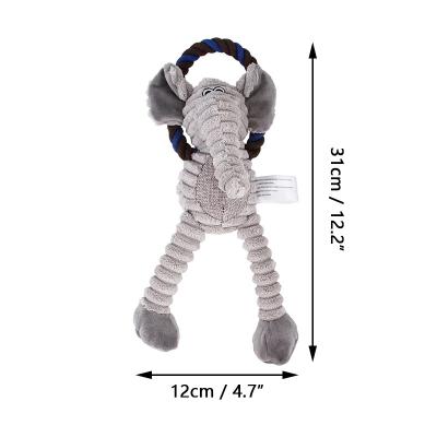 China Squeaky Dog Trained Stuffed Toy Durable Interactive Pet Wholesale Funny Viable Animal Toy For Dog for sale