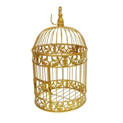 China Viable Iron Cage Wedding Decor Flower Decor Props Hanging Flower Frame Birdcage Decor Birdcage for sale