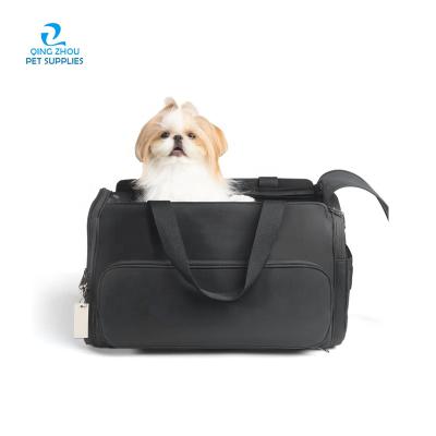 China 12 Pounds Small Dog Carrier Seat Car Handbag Pouch Pet Pouch Puppy Booster Travel Small Dog Carrier Bag Soft Comfy for sale