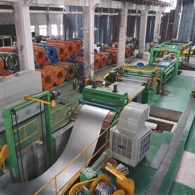 China For pipe or just processing automatic metal coil slitting machine line rewinding machine for steel coil for sale