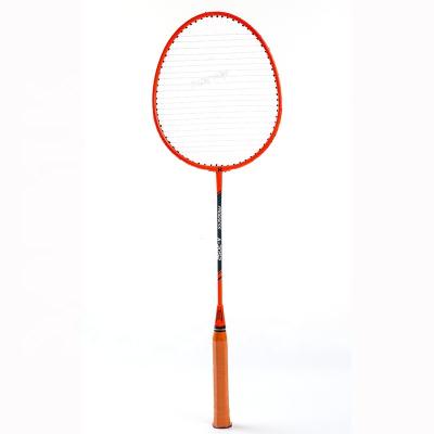 China Durable Type New Design Iron Badminton Racket Set Free 6pcs Shuttlecocks for sale