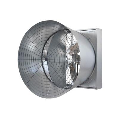 China Large Airflow Shutter Cone Fan Home/Factory/Farm/Poultry Sale Greenhouse/Sale With Open System Butterfly Cone Push-pull Ventilation Fan for sale