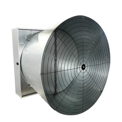 China Hotels Large Wall Mounted Air Volume Butterfly Cone Fan For Greenhouse Air Circulation Exhaust Fan Ventilation for sale