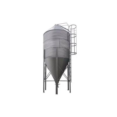 China Farm Manufacturers Wholesale Galvanized Steel Plate Silo Poultry Feed Storage Silo for sale