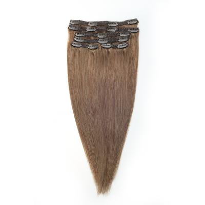 China Yamei Silky Straight Wholesale High Quality Double Wave Hair Brazilian Remy Hair Clip In Hair Extension for sale