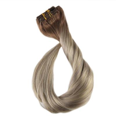 China Yamei Silky Straight Double Wave Wholesale Wave Lace Clip In Hair Extension Remy Human Hair 100% Clip On Remy Hair Clip In for sale