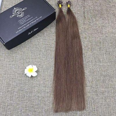 China 2018 factory free shipping top quality remy indian human hair tip super silky straight straight wave flat hair for sale