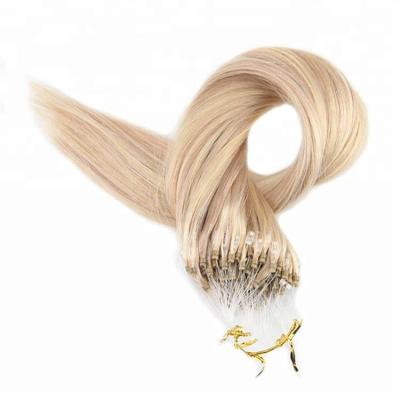 China HOT Sale Loop Ring Hair Extensions Silky Straight Wave 100% Real Remy Human Hair Pre-Bonded Micro for sale