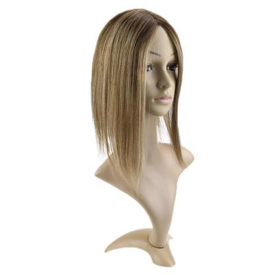 China Brown Full Hair Topper Women's Hair Basic Silk Topper Remy Hair Human Hair Toupee for sale