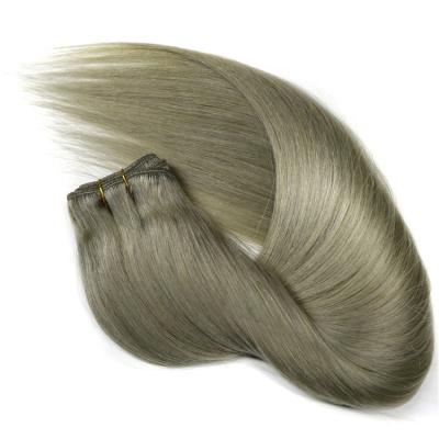 China Wholesale Low Price Silky Straight Virgin Remy Human Hair High Quality Straight Wave Human Hair Weft for sale