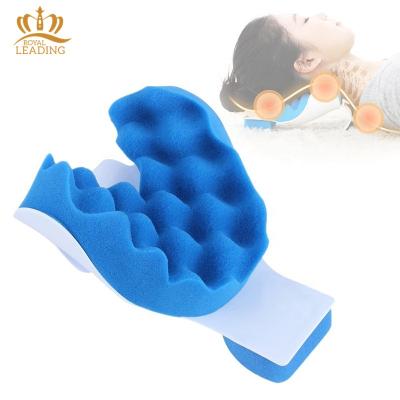 China New Arrival Neck and Shoulder Relaxer Pain Relief Massage Pillow Neck Cervical Pain Support Pillow for sale