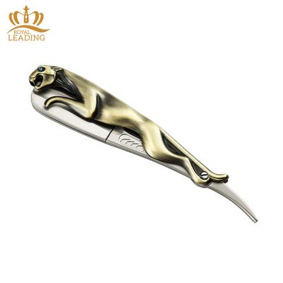 China High Quality Single Feather Replaceable Blades Straight Blade Razor For Barber Shaving for sale