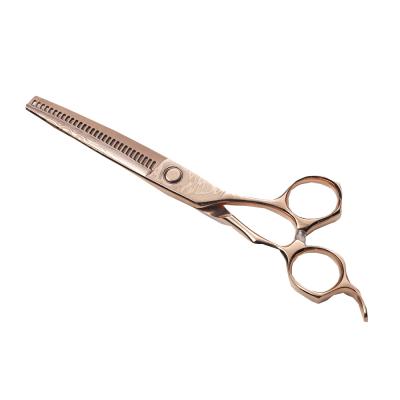 China Integrated Thinning Scissors Stainless Steel Screw Salon Scissors for sale