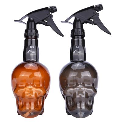 China Beauty Salon Factory Price 500ML Plastic Barber Skeleton Spray Bottles For Hairdressing for sale