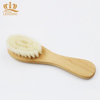 China Nondisposable Wooden Baby Hair Brush and Comb Baby Comb Bath Brush for sale