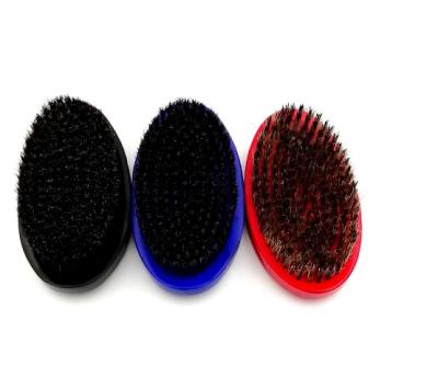 China Nondisposable 360 ​​Wave Brush Boar Bristle Curve Wave Sweep Curved Hair Brush for sale