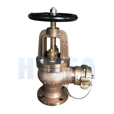 China jis f7334 fire hydrant valve use marine bronze hose valve marine fire hydrant ball valve for sale