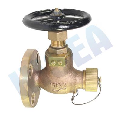 China marine bronze hose valve f7334 hydrant valve use jis marine jis f7334 for sale