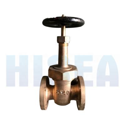 China marine use marine bronze gate valve b62 c83600 5K F7367 for sale