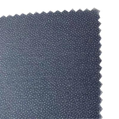 China Elastic water jet loom woven fusible interlining used for garment for sale