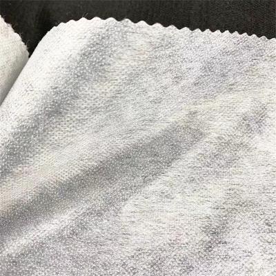 China Iron On Fusible Biodegradable Polyester Fusible Nonwoven China Manufacturing Interlining for sale