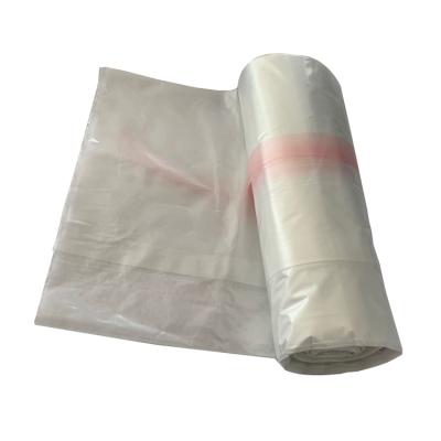 China Water Dissolve Laundry Bag 25um Biodegradable Heavy Duty Hot Water Soluble Laundry Bag For Hospital And Hotel for sale