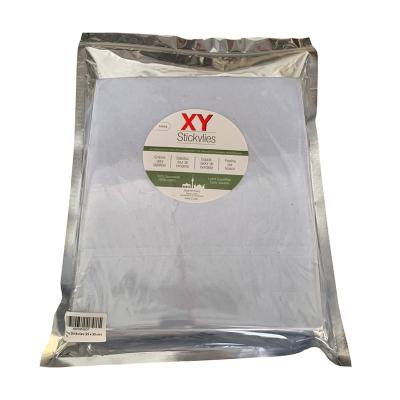 China Good sell breathable xingyan embroidery backing nonwoven easy tear off embroidery stabilizer for sale