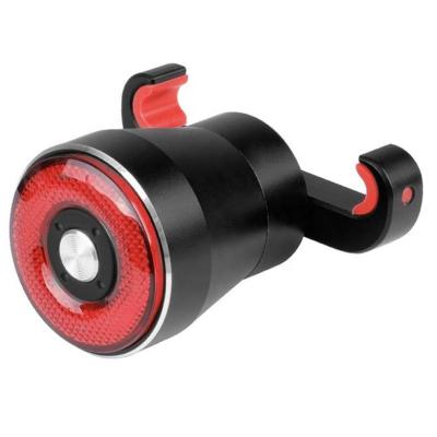 China Antusi Q5 USB Rechargeable Waterproof Aluminum Bike Bicycle Brake Tail Smart Auto Sensing Rear Light for sale