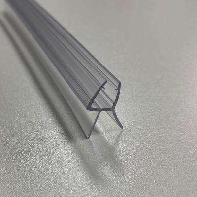 China Modern Plastic Profile Waterproof Easy Installing Shower Door Screen Seal Bottom Strip For Bathroom for sale