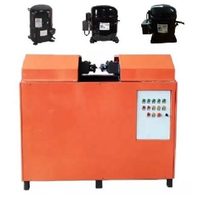 China Compressor Crushing Machine Scrap Refrigerator Compressor Shell Cutting Recycling Machine For Auto Refrigerator Aircondition Seal for sale