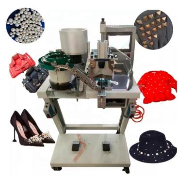 China Textile Bead Tying Automatic Bead Beading Stringing Tying Fixing Riveting Setting Machine for Dresses Bag Shoe Hat Clothes for sale