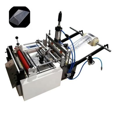 China Building Material Shops Mini Plastic Sheet Roll Cutting Bag Polythene Plastic Heat Seal Bag Making Machine Fully Automatic for sale