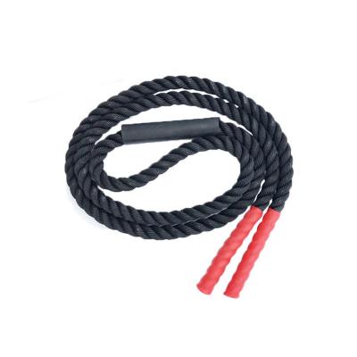 China PET Power Training 25MM 38MM Battle Rope Building Muscle Fitness Weighted Battle Jumping Heavy Jump Ropes for sale